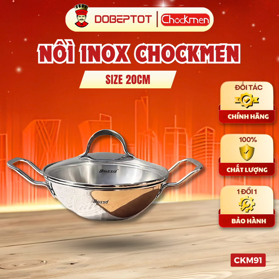 [CKM91] Nồi inox Chockmen 20cm