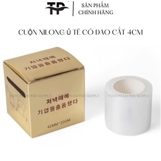 Cuộn nilong ủ tê, ủ uốn mi Hàn Quốc (4cm x 200m) và cuộn nilong khổng lồ 500g