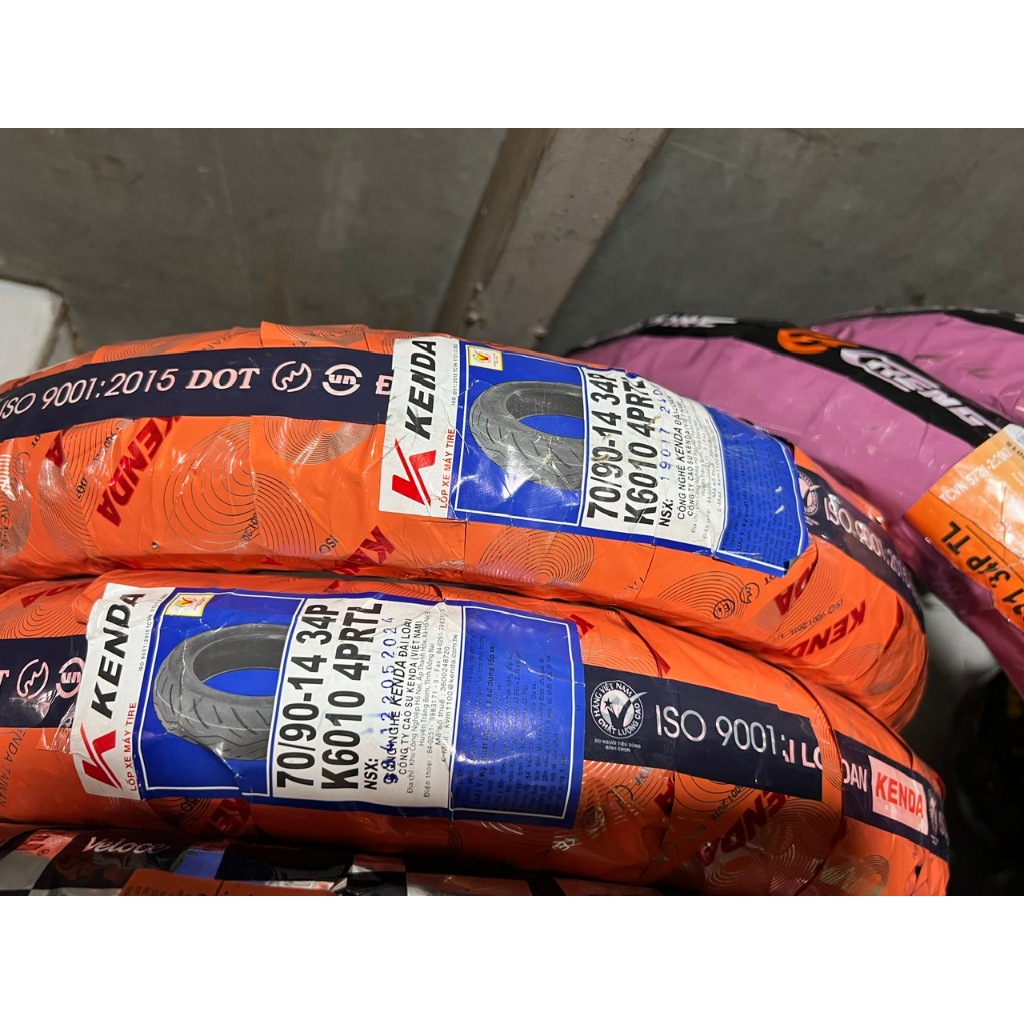 Vỏ KENDA 70/90-14 Trước mio không dùng ruột