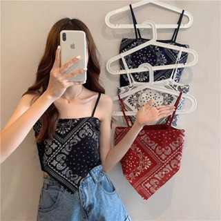 Áo yếm 2 dây hoạ tiết thổ cẩm boho A105