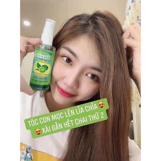 TINH DẦU XỊT BƯỞI, [Xịt Dưỡng Tóc Tinh Dầu Bưởi Kích Thích Mọc Tóc Sunon Hair Tonic Vitamin Serum 100ml