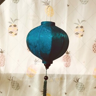 Đèn lồng HỘI AN vải lụa 30cm kiểu Tròn 100E30