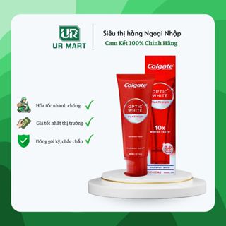 Kem Đánh Răng Colgate Mỹ Optic White Platium 4In1 Benefits 116g