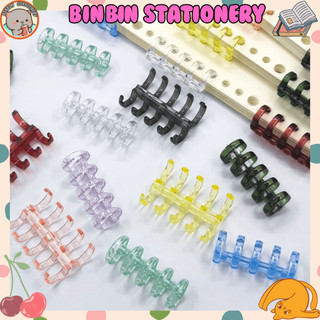 Set 2 thanh còng nhựa mini 5 chấu nhiều màu dùng làm bìa sổ còng, chốt khóa đóng mở dễ dàng, chắc chắn, nhiều màu TC04
