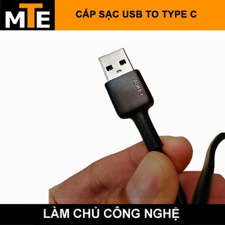 Dây cáp sạc USB to Type C 30cm, giá rẻ