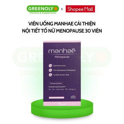 Viên uống nội tiết tố nữ Manhae Menopause Nutrisante điều hòa kinh nguyệt giảm khô hạn tăng cường sinh lý nữ