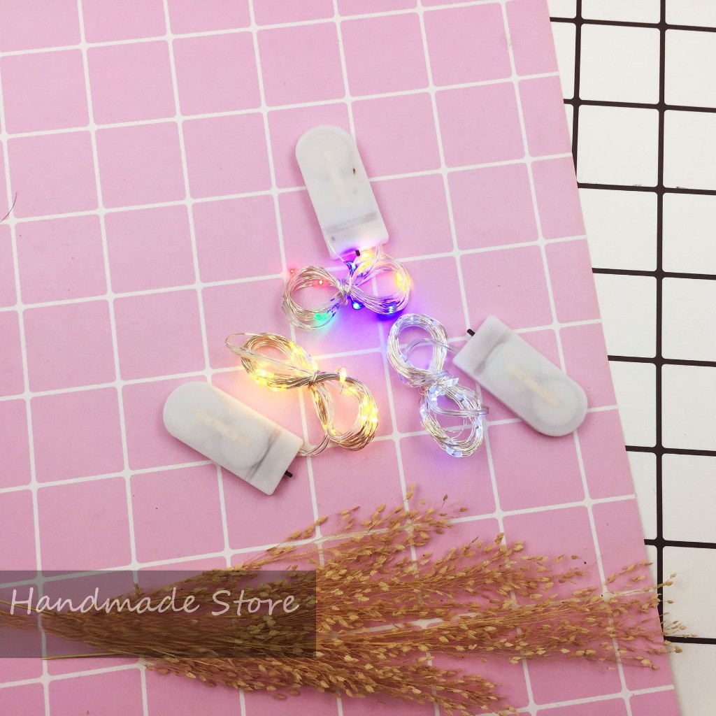 Đèn Led Fairy Light đom đóm dùng Pin 3m