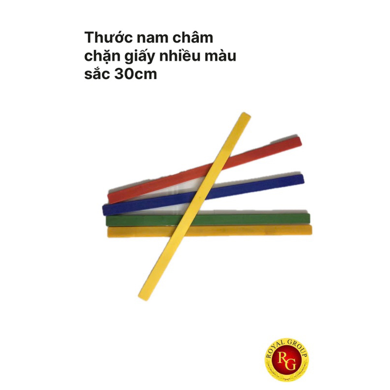 Thước nam châm 30cm, thước chặn giấy nam châm 30cm, thước đính bảng nam châm 30cm