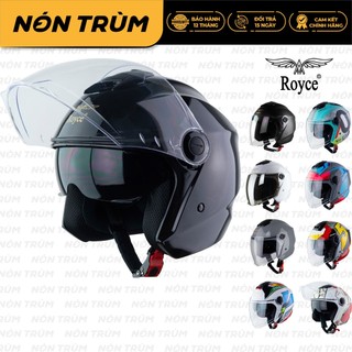  Mũ bảo hiểm 3 4 Royce XH01 có 2 kính chính hãng bảo hành 12 tháng 