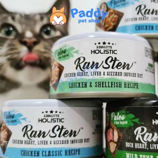 Pate Cho Chó Mèo Absolute Holistic RawStew (Lon 80g)