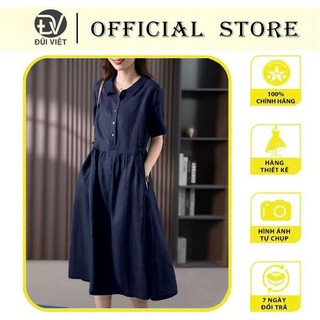 Đầm linen hè nữ mẫu mới sang chảnh đi làm đi chơi tiện lơi Da215