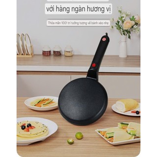 Máy Làm Bánh Crepe, Bánh Cuốn, Bánh Tráng Cao Cấp, Công Suất 600W