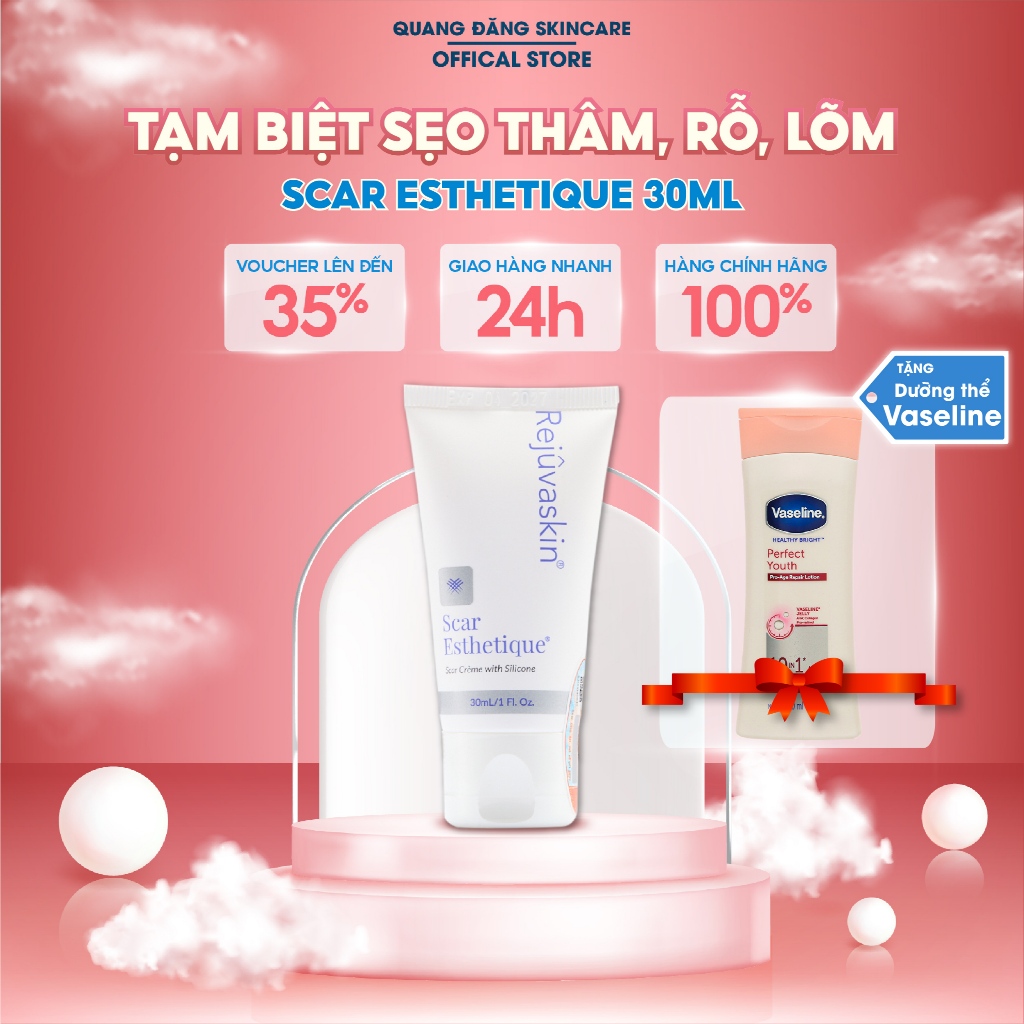 Kem Scar Esthetique Rejuvaskin  Xoá Sẹo Thâm / Rỗ / Lõm Scar Esthetique Rejuvaskin 30ml