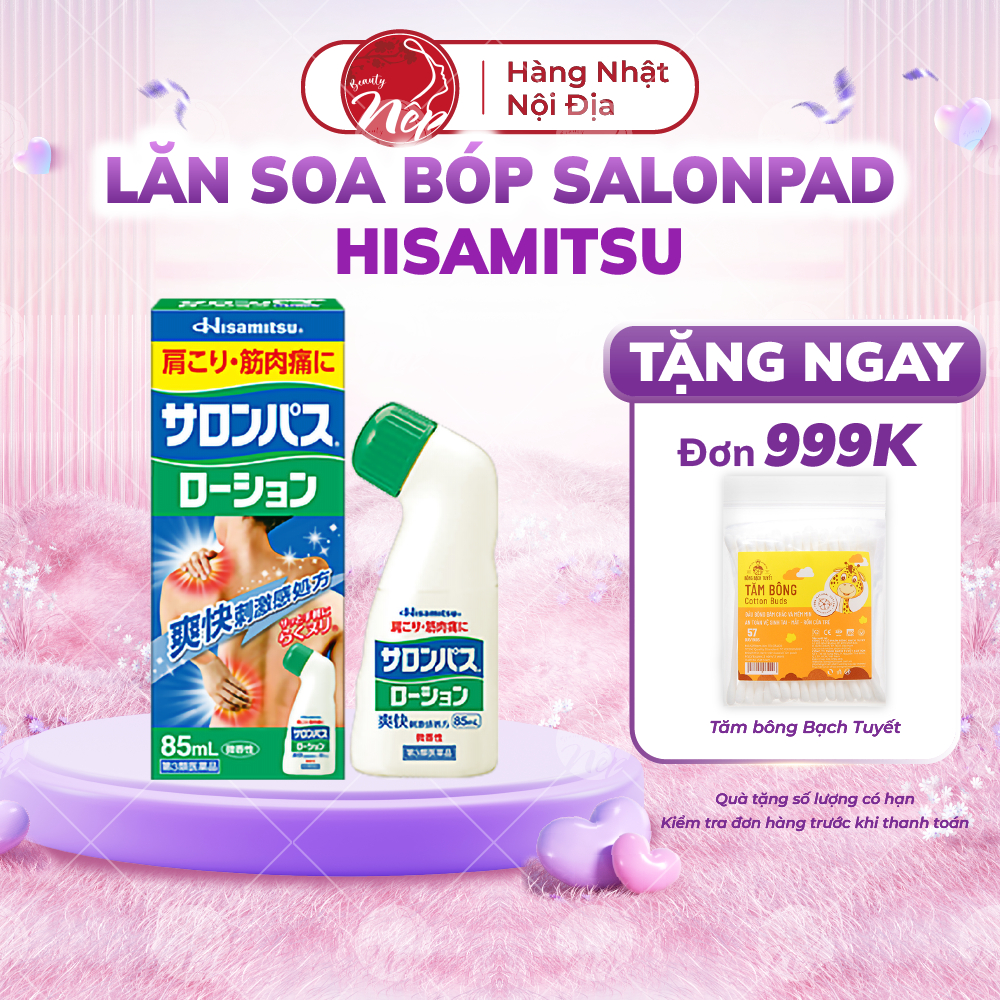 Dầu Nóng Xoa Bóp Salonpas Hisamitsu Nhật Bản 85ml