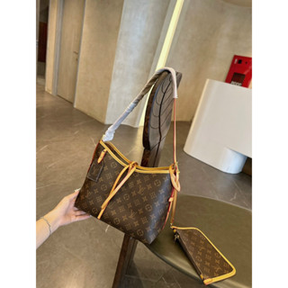 Túi xách l.v công sở kèm ví size 30cm mẫu mới 2024, Túi đeo vai nữ đi học đi chơi đi làm sang chảnh