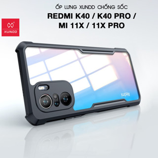[Hỏa Tốc HCM] Ốp lưng XUNDD Redmi K40 / K40 Pro / Mi 11X / 11X Pro - Mặt lưng trong, Viền TPU, Chống sốc