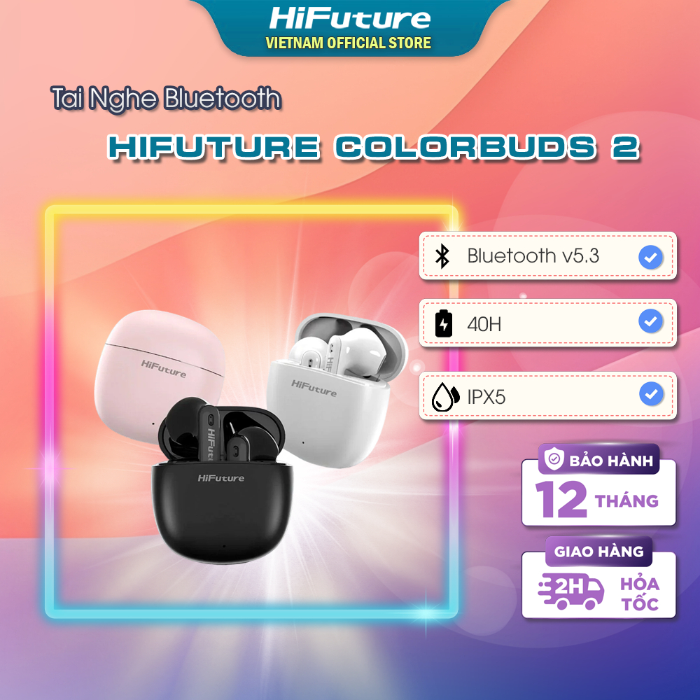 Tai Nghe Bluetooth HiFuture Colorbuds 2 (TWS Wireless Earphones)