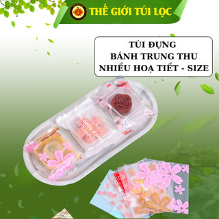 Túi đựng bánh trung thu PHUKIENTUILOC, nhiều hoạ tiết sang trọng - mẫu mới 2024- Combo 100 túi