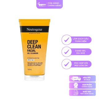 Sữa Rửa Mặt Neutrogena Làm Sạch Sâu Dạng Gel Deep Clean Facial Cleanser ( 150ml )