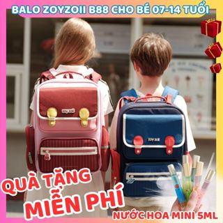 (HÀNG CÓ SẴN)Balo đi học chống gù Zoyzoii B88 cho bé tiểu học,trung học Retro series, siêu nhẹ tiêu chuẩn Châu Âu