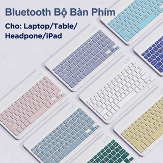 Bàn Phím Bluetooth Bộ Không Dây Chuột Nhẹ Di Động Cho iPad Android Điện Thoại Laptop Samsung Xiaomi