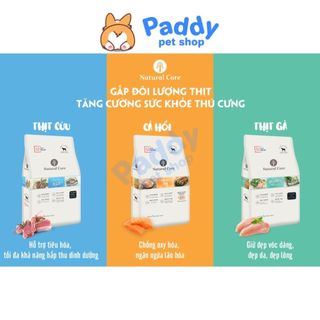 [1kg] Hạt Cho Chó Mọi Lứa Tuổi Hữu Cơ Natural Core ECO Value Gấp Đôi Thịt