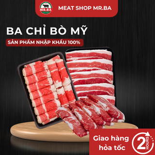 [HỎA TỐC] Ba Chỉ Bò Mỹ Trãi (Lẩu/Nướng) 500g
