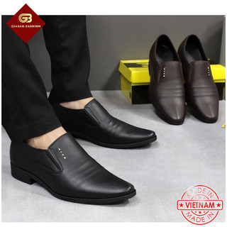  Giày Tây Nam Cao Cấp HOT 2024 Da mềm công sở dễ phối đồ Dập vân trên mặt tăng chiều cao 4 cm 