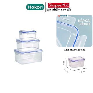 Hộp Lạnh Chữ Nhật, Hộp Bảo Quản Thực phẩm, Hộp Đựng Thực Phẩm Việt Nhật, An Toàn Trong Lò Vi Sóng