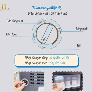 Tủ lạnh mini Moaz Bebe MB083 cho bé 30L, tủ trữ đông sữa bảo quản mỹ phẩm cho mẹ [BẢO HÀNH 12 THÁNG]