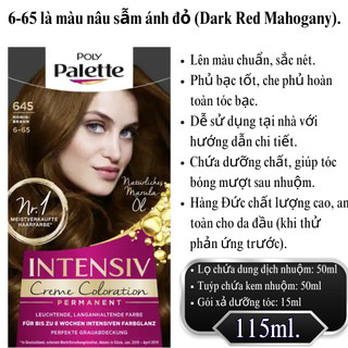 Thuốc nhuộm tóc Poly Palette phủ bạc - Đức(mẫu mới nhất)