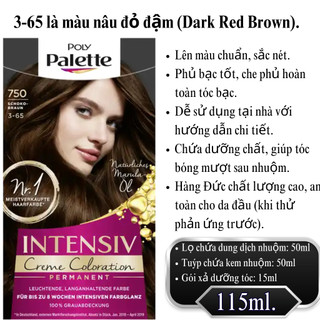 Thuốc nhuộm tóc Poly Palette phủ bạc - Đức(mẫu mới nhất)