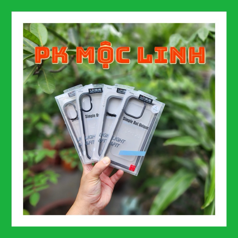 ⚡️ ĐÃ VỀ ỐP LIKGUS LƯNG TRONG VIỀN MÀU 16PROMAX |16PLUS |16PRO|16 ỐP LƯNG LIKGUS TRONG VIỀN MÀU CHỐN