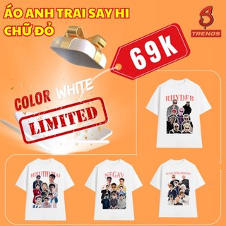 Áo Thun TỔNG HỢP 30 ANH TRAI SAY HI COLOR WHITE form rộng Vải Poly Mè STREETSFACT TRENDS - ATSHXHT