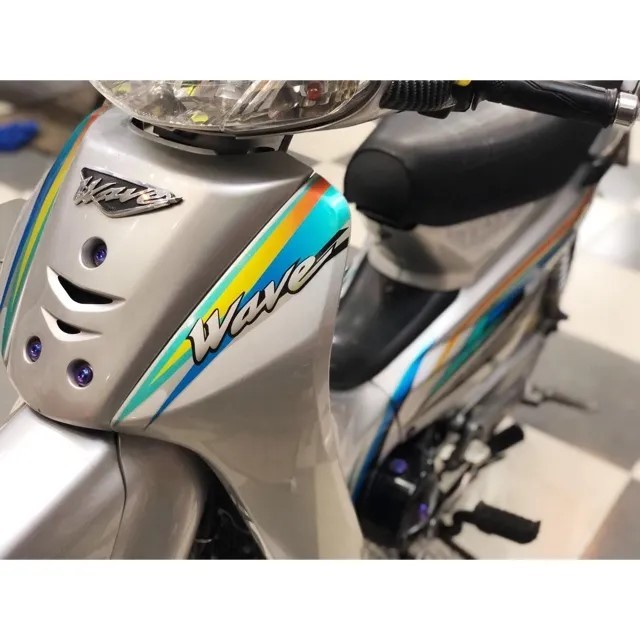Tem rời Wave Nhỏ Bạc xanh -1