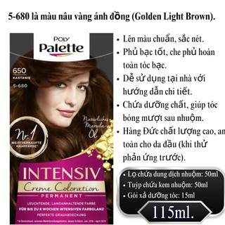 Thuốc nhuộm tóc Poly Palette đầy đủ size