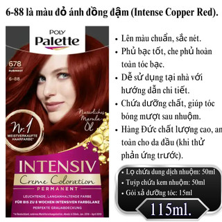 Thuốc nhuộm tóc Poly Palette đầy đủ size