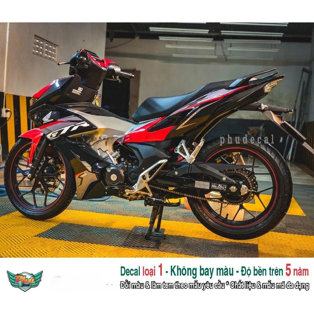 Tem rời Winner X Gtr đỏ đen (F)