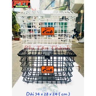 RỔ TRƯỚC XE CUB CÓ NẮP ( ĐẶC BIỆT ) - SIZE TO ( VUI LÒNG XEM KÍCH THƯỚC TRONG HÌNH )