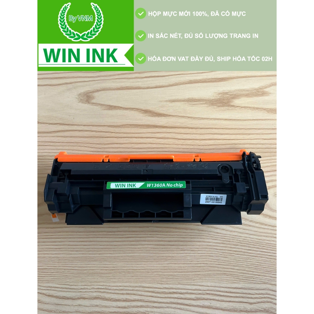 Hộp mực 136A/W1360A cho máy in H.P Laserjet M211d, M211dw, M236dw,M236sdw hiệu Win Ink mới 100%
