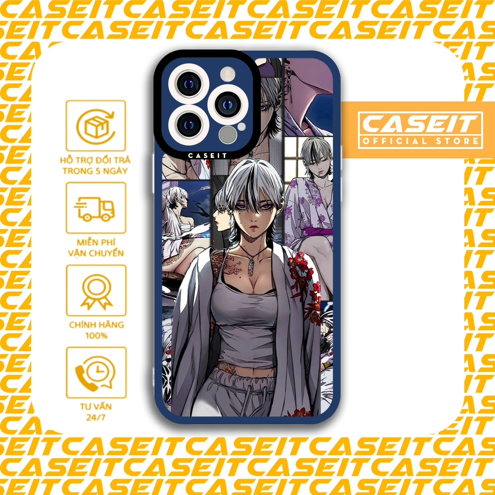 Ốp lưng iphone cạnh vuông Caseit Takeda Kaneshiro Manhwa Wind Breaker 8/8plus/x/xs/11/12/13/14/pro/m