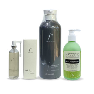 gội xả kiềm dầu,mọc tóc,ngăn rụng, gàu,nấm,ngứa Bộ 3 sản phẩm gội,tonic Michi ,xả Hezzo's