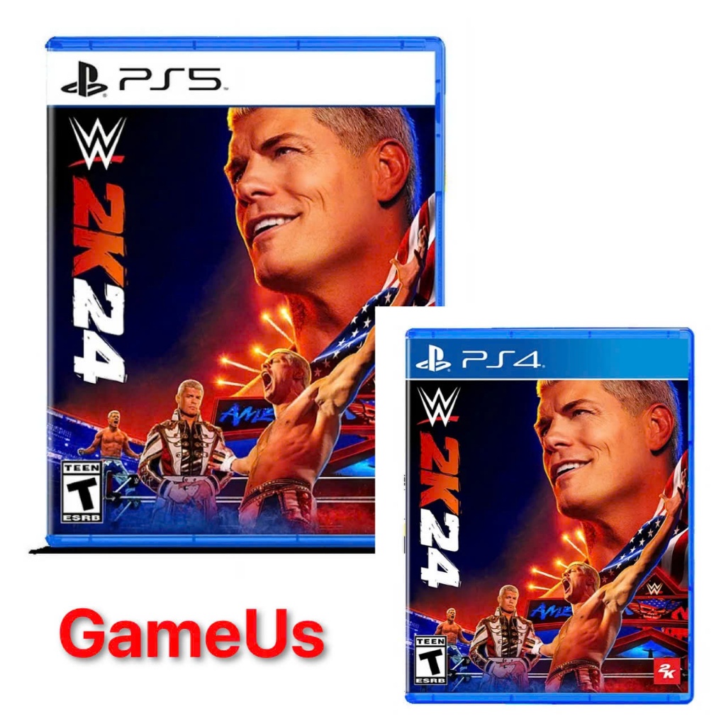 Đĩa Game PS4/PS5 WWE 2K24 Hệ US