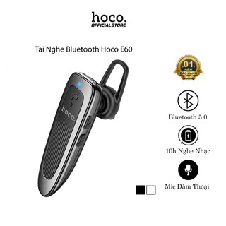  Tai nghe bluetooth Hoco E60 tai nghe bên có mic đàm thoại 10h nghe nhạc nút điều chỉnh âm lượng. 