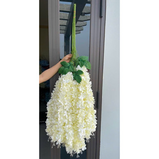 Dủ hoa tử đằng 1.1 m - trang trí dercor , cây giả .
