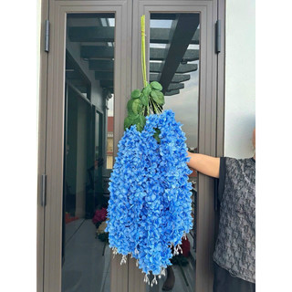 Dủ hoa tử đằng 1.1 m - trang trí dercor , cây giả .