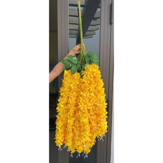 Dủ hoa tử đằng 1.1 m - trang trí dercor , cây giả .