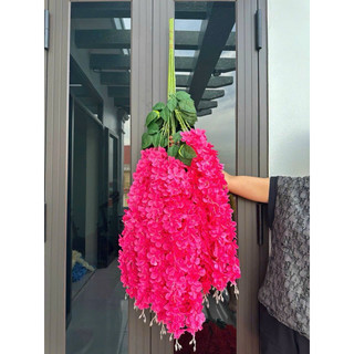 Dủ hoa tử đằng 1.1 m - trang trí dercor , cây giả .