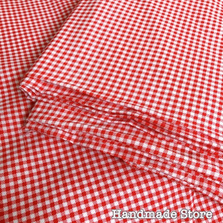 Vải thô tone đỏ (Khổ 50*50cm)