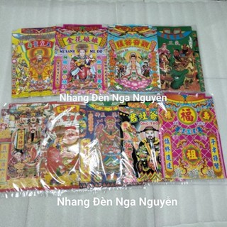 Trọn Bộ Giấy Cúng Tết Nhỏ/Giấy Cúng Đất Đai,Thần Tài,Ông Táo,Giao Thừa